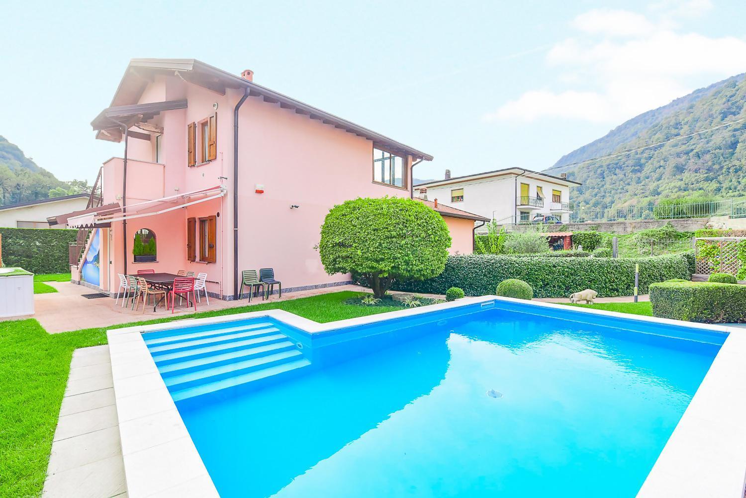 Jane E Jolie Holiday Home Private Swimming Pool Valbrona Luaran gambar